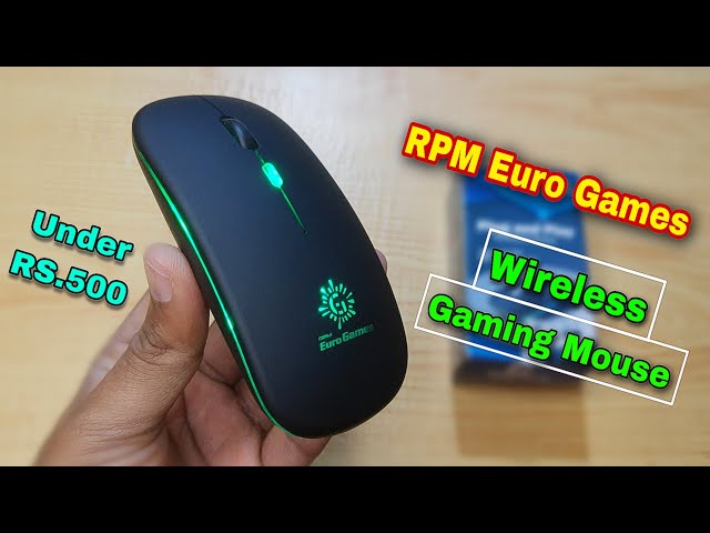 RPM Euro Games Wireless Gaming Mouse Rechargeable Mouse