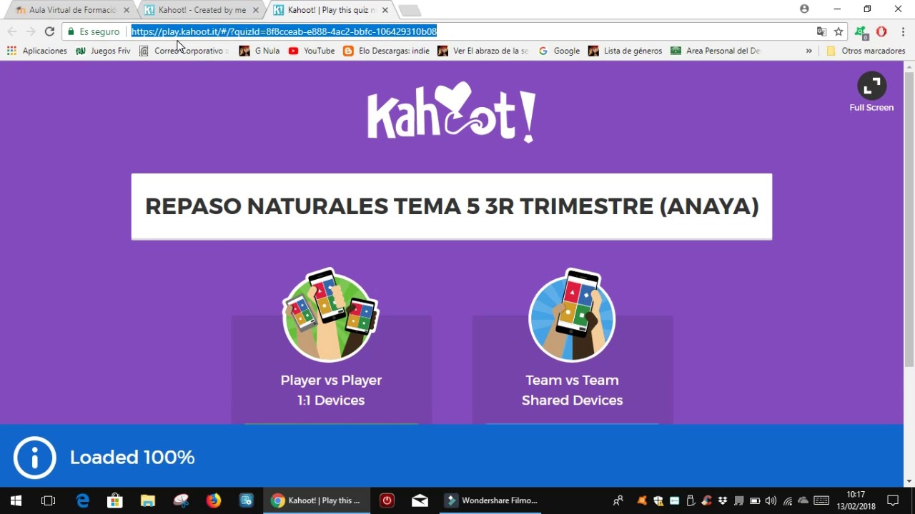 COMPARTIR UN KAHOOT YouTube