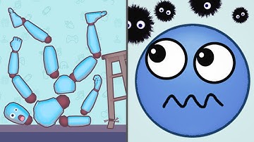 KICK & BREAK THE RAGDOLL GAME vs HIDE BALL || Epic Brain Odyssey || Ultimate Mobile Gameplay || #016