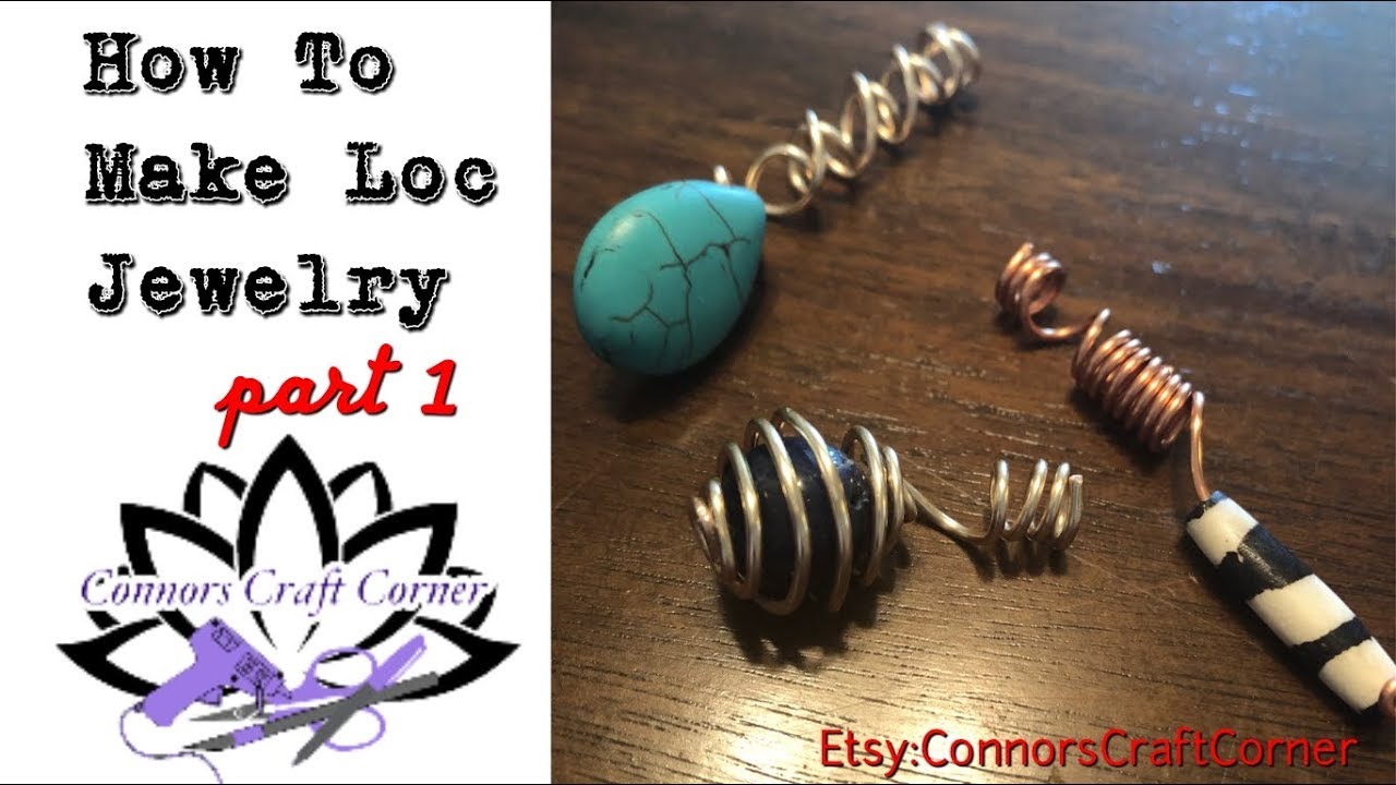 Diy Loc Jewelry Copper Coil With A Bead How To All Hair Types Part 1 Youtube Diy Loc Jewelry Loc Jewelry Hair Coils