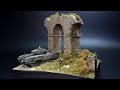 Churchill MK IV - Aqueduct - All Roads Lead to Rome - 1/72 - Diorama