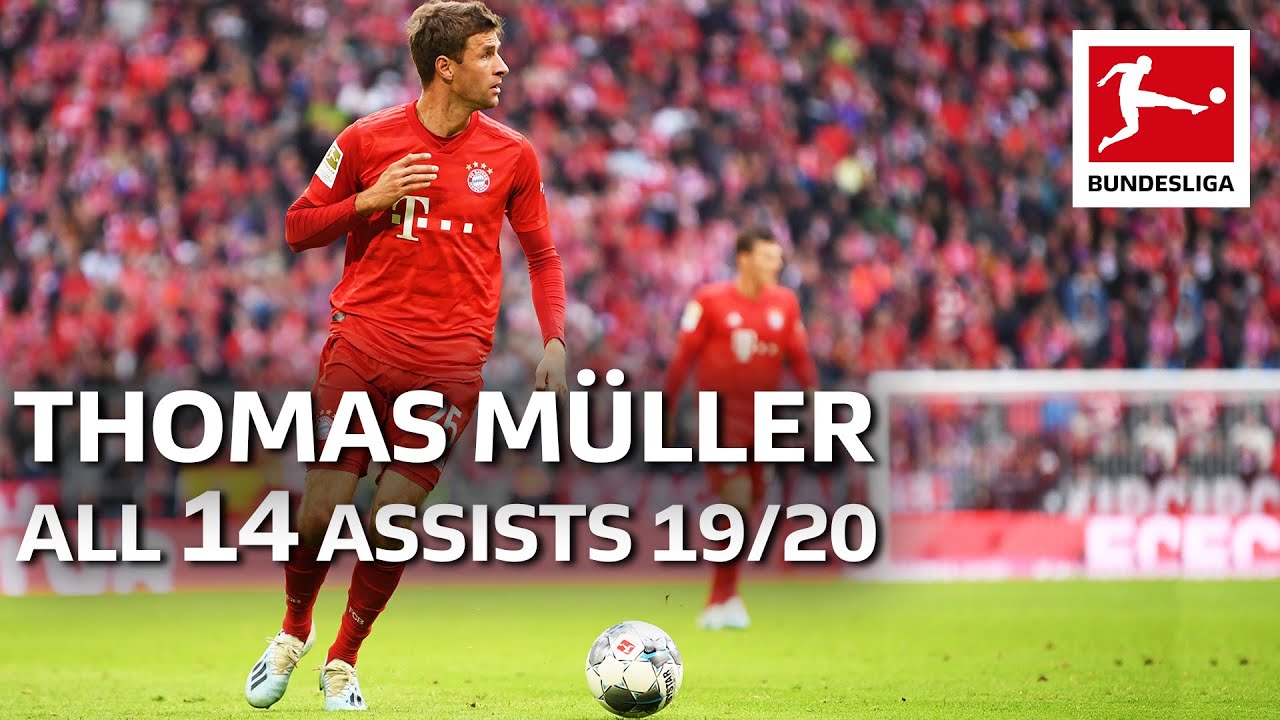 Thomas Müller - All Assists 2019/20 So Far From The Bundesliga's Assist ...