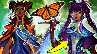 Turning BUGS into FAIRY KNIGHTS 🦋🗡 (CHARACTER DESIGN CHALLENGE) screenshot 2