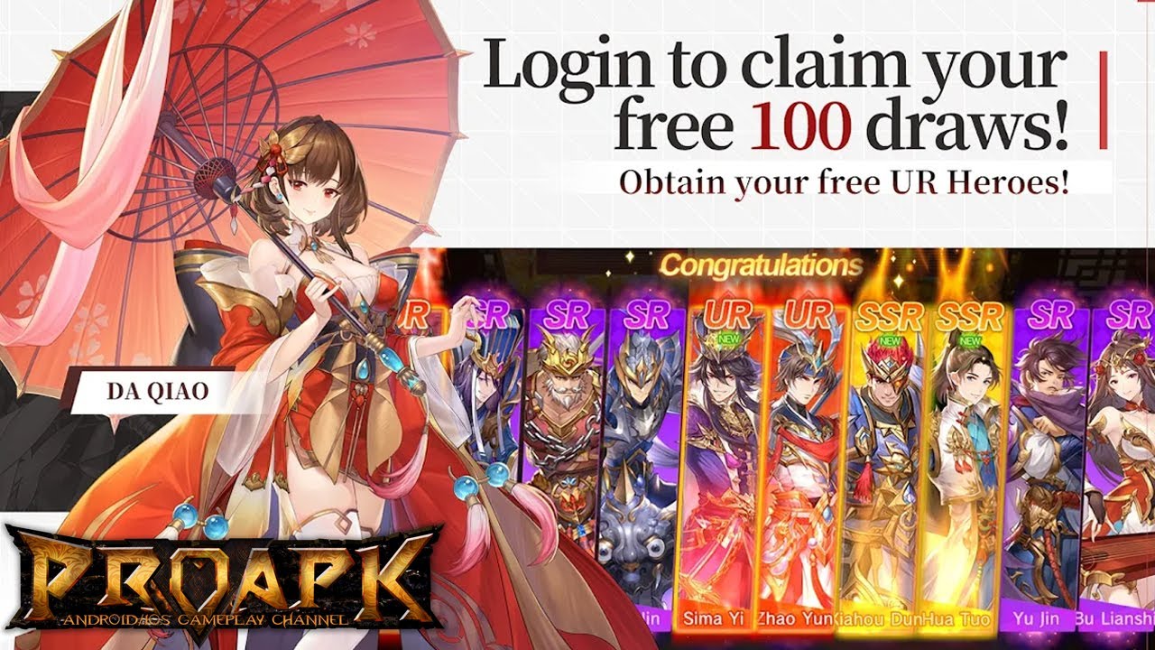 Dynasty Heroes: Romance Samkok Android Gameplay