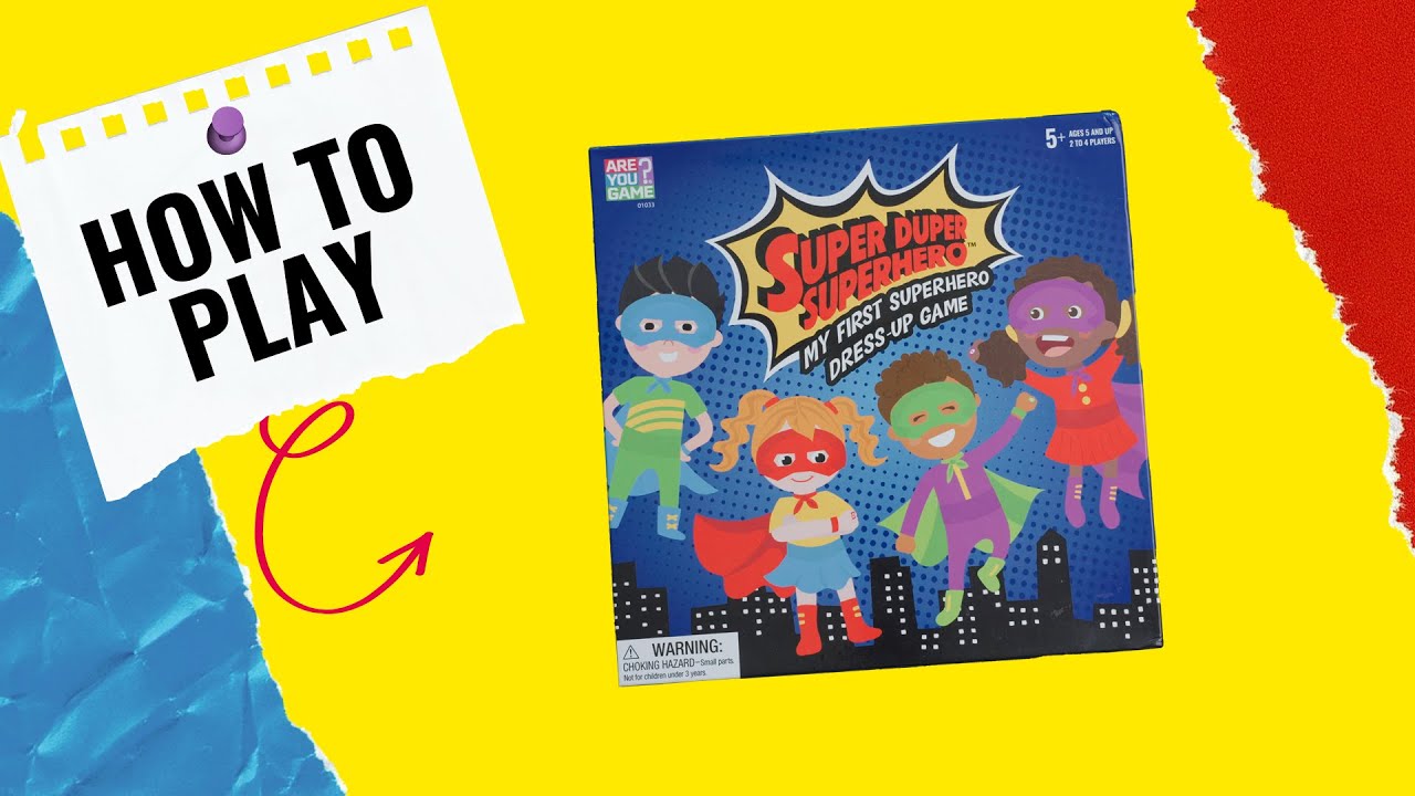 Super Duper Superhero - My First Superhero Dress-Up Game | AreYouGame   AreYouGame.com