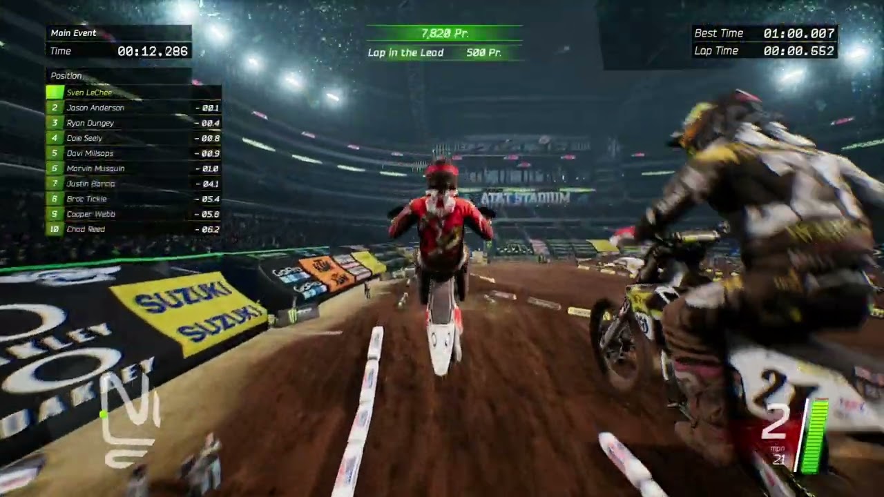 Monster Energy SuperCross (PS4) Gameplay AT&T Stadium YouTube