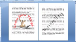 How to Insert Watermark in MS Word (Picture & Text) screenshot 2