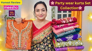🌸Meesho party wear kurta set Haul❤️Meesho Ethnic #meeshofinds  #meeshohaul  #ashigautam  #kurtaset