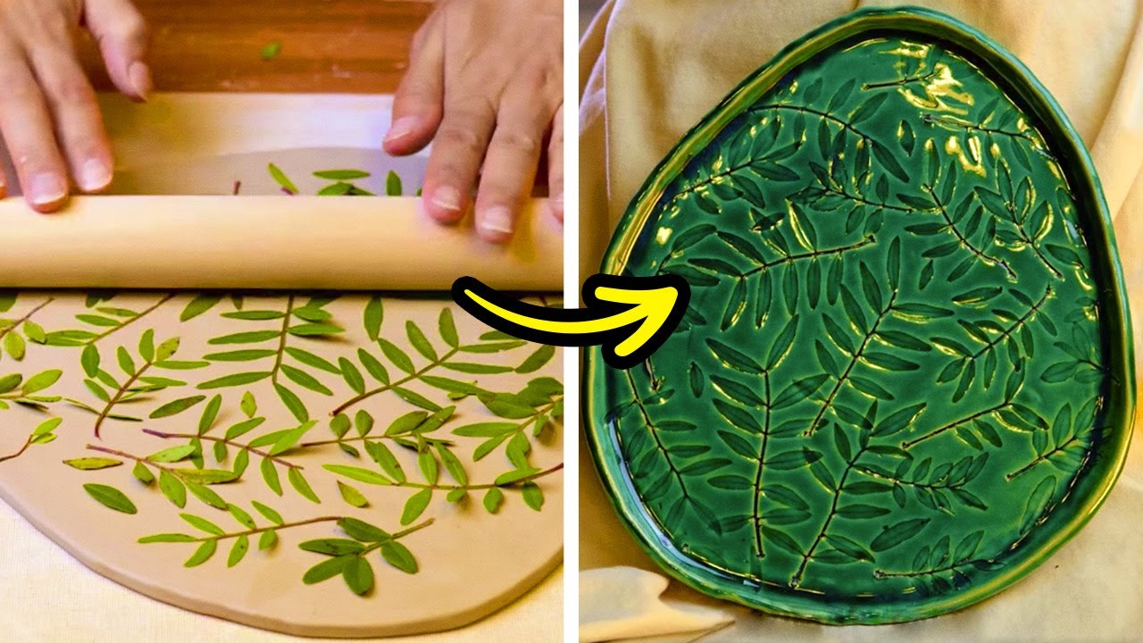 26 CLAY POTTERY tricks to help you make bright tableware for home