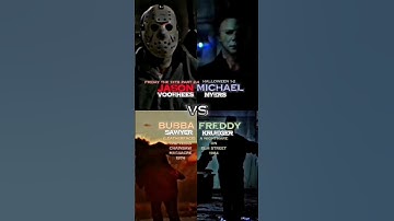 Jason Vs Michael Vs Freddy Vs Leatherface (OG Versions) #slasher #vs #shorts #edit #viral