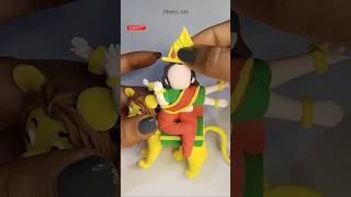 DIY clay Maa Durga #shorts screenshot 5