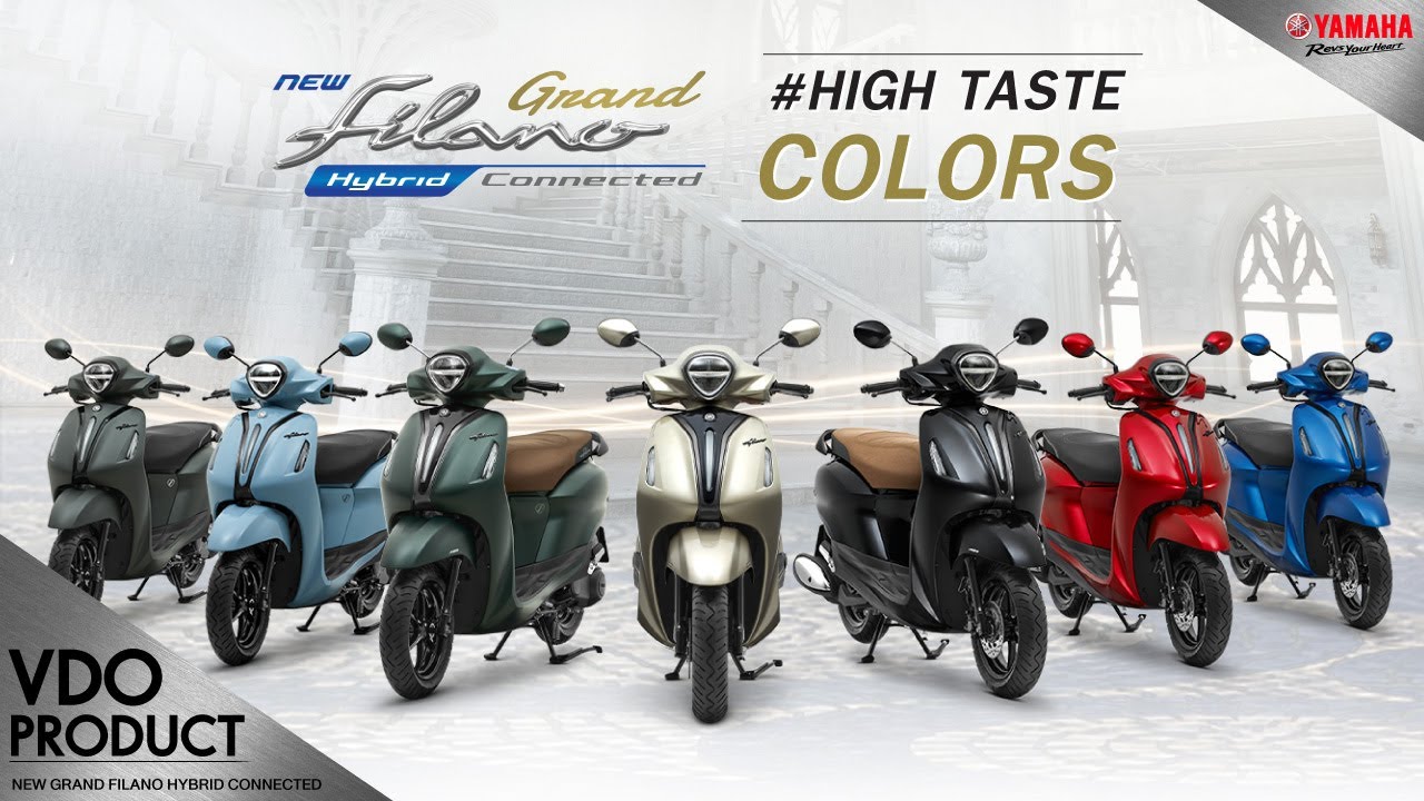 Yamaha Grand Filano Hybrid Connected สะท้อนตัวตนของคุณ ผ่านสีสันใหม่สุด