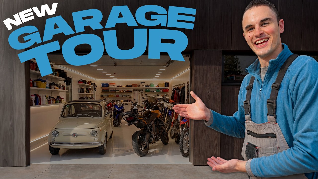 TOUR DEL MIO NUOVO GARAGE! 💰 (tutte le auto, moto e pezzi da museo)
