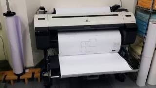 canon ipf 750 A1 Printing