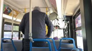 CTA On Board Riding 2007 New Flyer D40LF Bus 1585 on Route 50 Damen from Washington to 35th/Archer