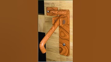 Auto-Lock Magic! This Door Locks Itself When Closed 🚪✨ #SmartDesign #LifeHacks #Innovation