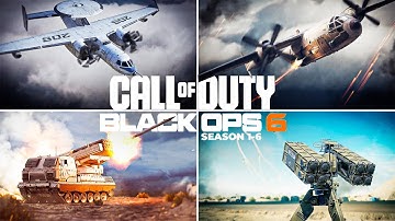 Call of Duty Black Ops 6 - All Scorestreaks Showcase (Season 1-6)