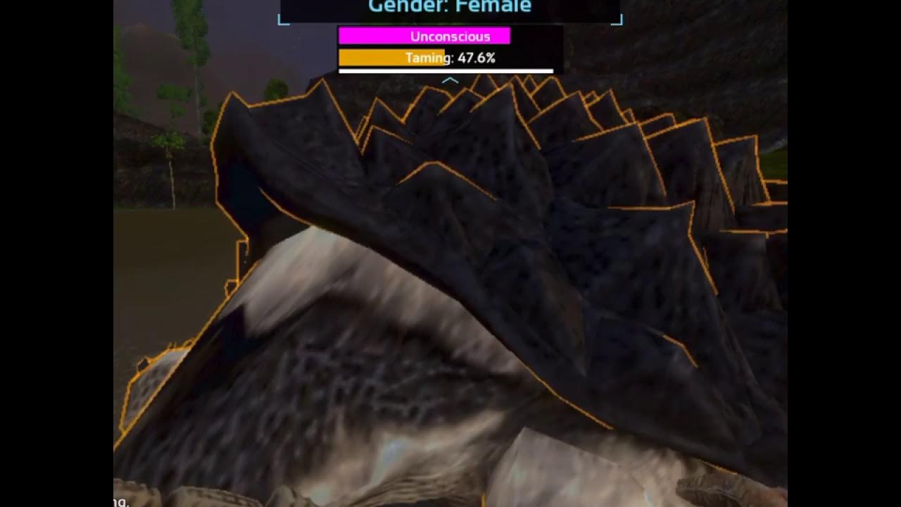 ARK Mobile STARVATION taming best TRICK to TAME DINOS iOS/Android