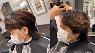 เทคนิคตัด comma x mullet ✂️✂️#ตัดผม #mullet #ทรงผมชาย #hairstyle #ร้านตัดผมชาย