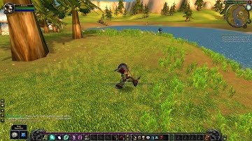 Classic wow weird grass graphic bug.
