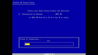 Windows NT Server 3.51 Realtime Installation (86Box)