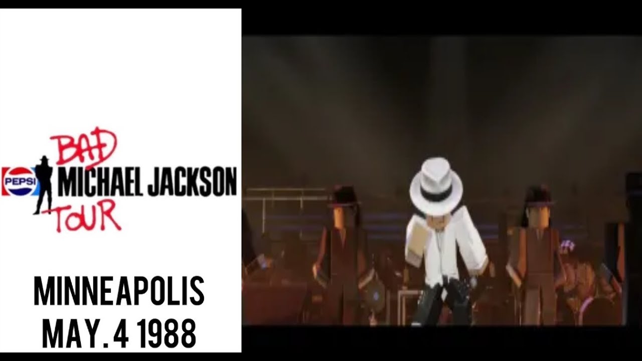 4K Roblox Michael Jackson SC Bad World Tour Minneapolis Minnesota 