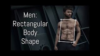 Male body shape: Rectangle