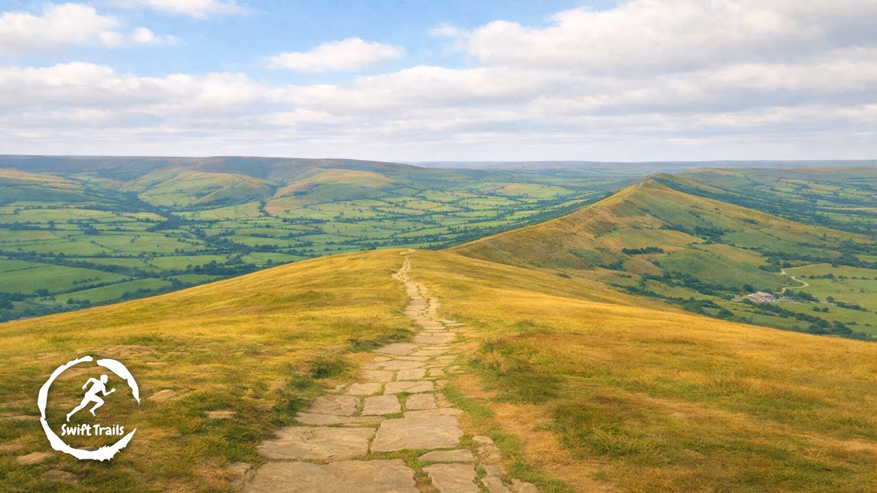 Virtual Run – Mam Tor Ridge, Peak District | Treadmill Scenery