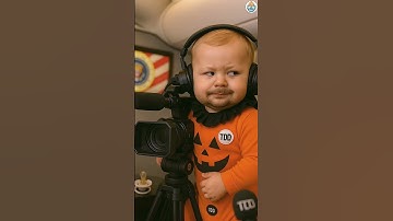 Baby Trump is openhartig als hem gevraagd wordt of hij in de hemel komt 😂🍼 #shorts #trump #world