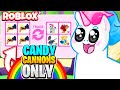 I Traded ONLY *CANDY CANNONS* in Adopt Me for 24 Hours! Roblox Adopt Me Trading Challenge
