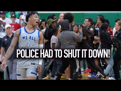 Mikey Williams Nearly Fights CRAZY Fan! Police Had To Shut It DOWN!