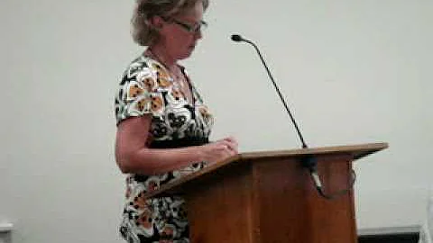 Theresa Casey at Salida City Council July 7, 2010