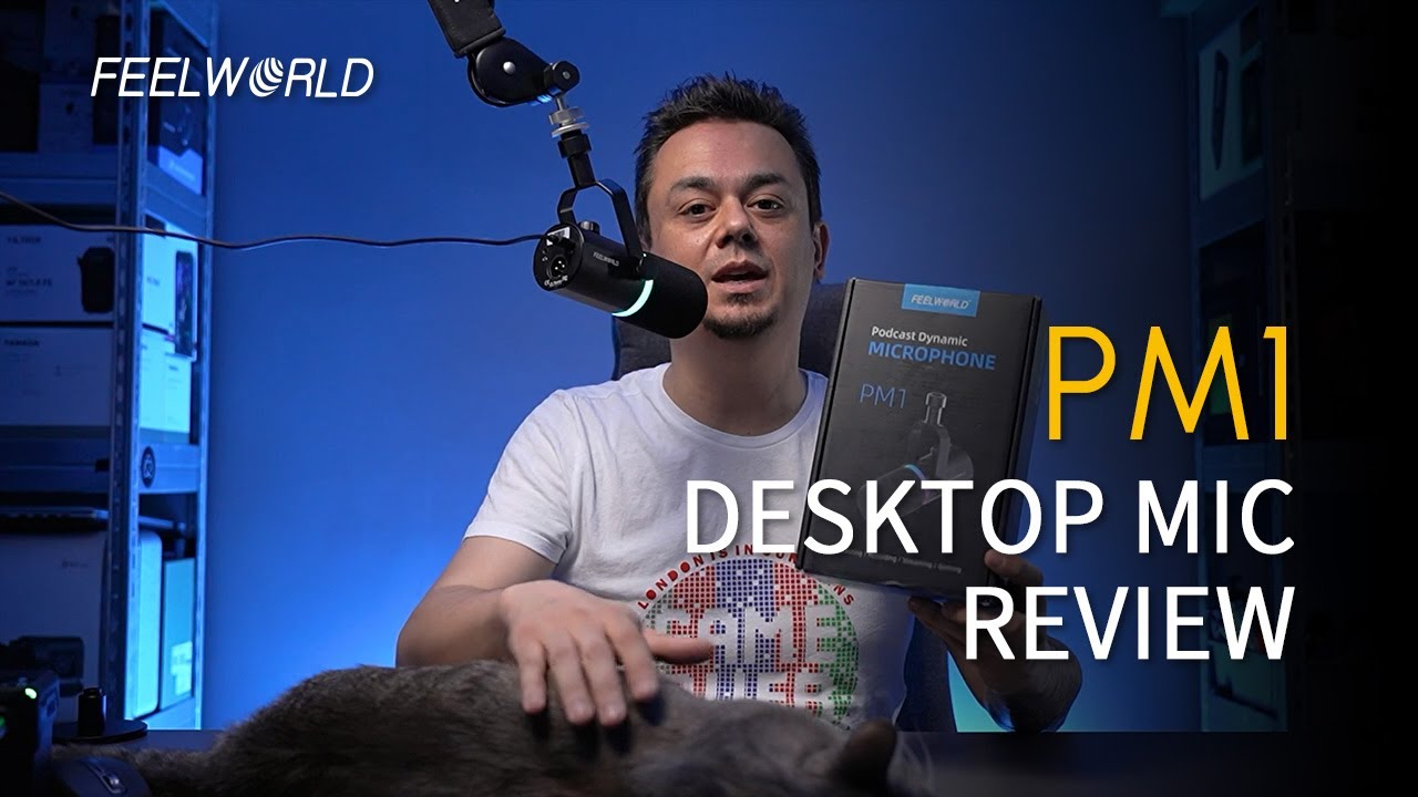 FEELWORLD PM1 Microphone Unboxing Review for Live Streaming 2024