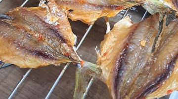 Tự Phơi Khô Đường- Khô Cá Chỉ Vàng Rất Thơm vị Vừa Ăn