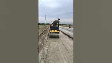 Compaction Of Sub Base  #civilengineering #foryou #video #shortvideo #viral #reels #like #fypシ
