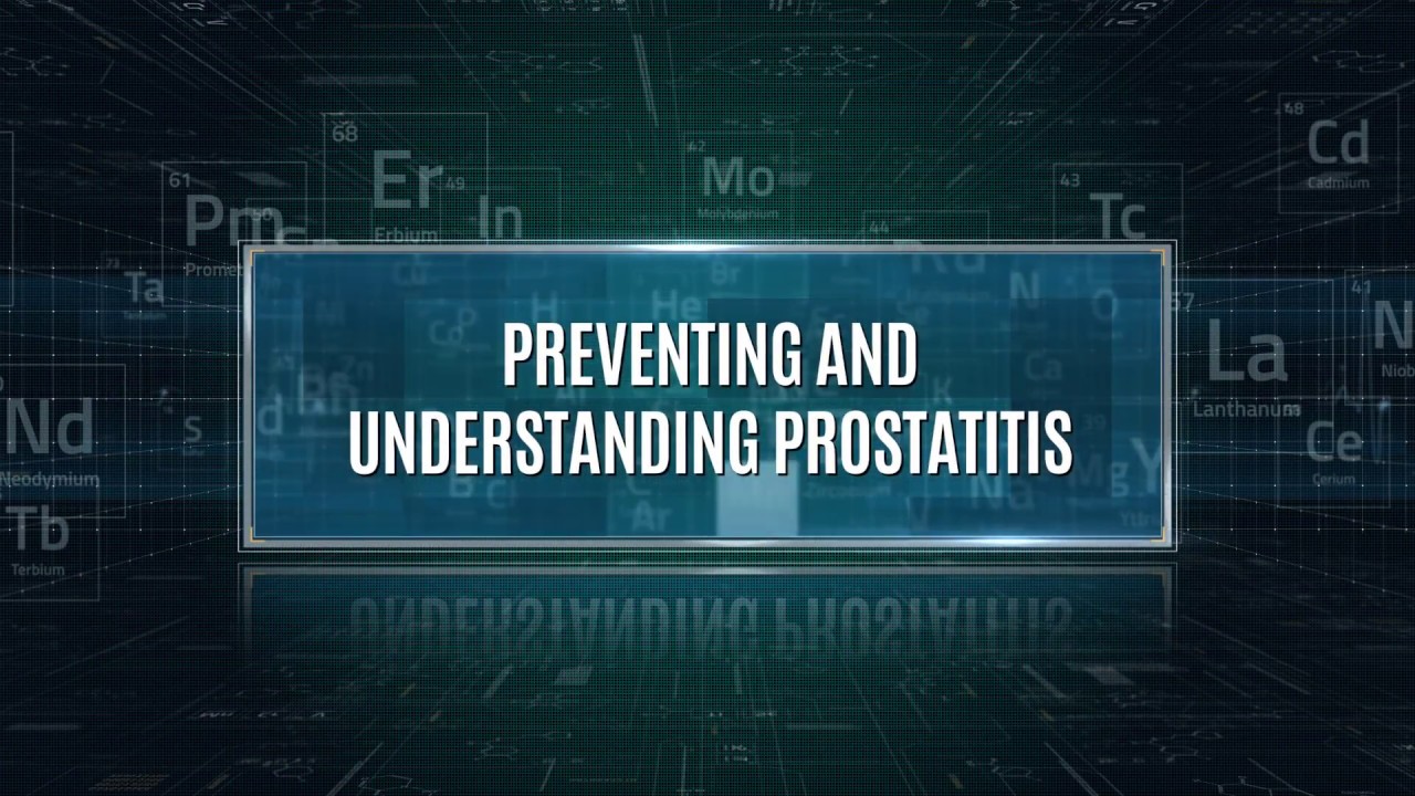 chronic prostatitis nice guidelines Prosztata fájdalom húgycsőben