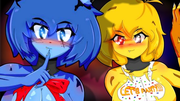 the FNaF ANIME GIRLS introduce FOXY and MANGLE! (FNIA: Expanded Night 2) 