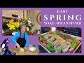 A threecourse dinner to welcome spring easy makeahead recipes