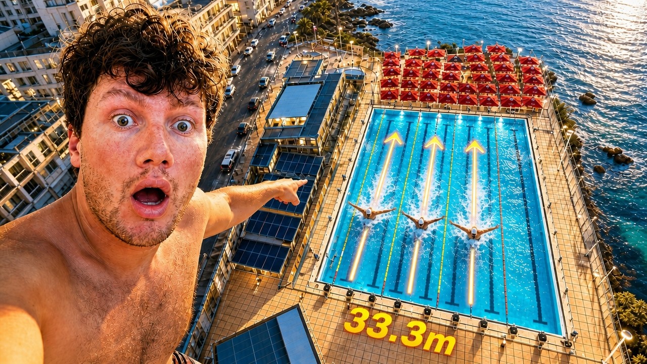 I Challenged Olympic Swimmers to a 33m Sprint