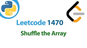 Python Leetcode 1470 Shuffle the Array