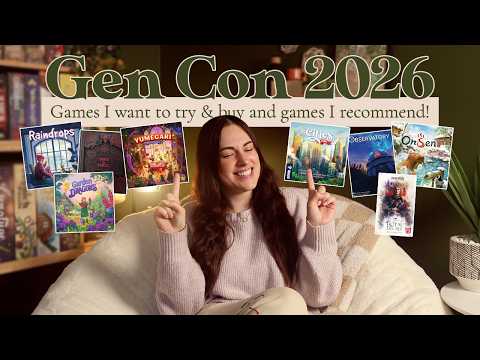 Gen Con 2026 Preview! | Games I want to demo, games I want to buy and games I recommend!