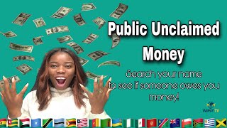 Easy way to find and claim money owed to You | Unclaimed Property