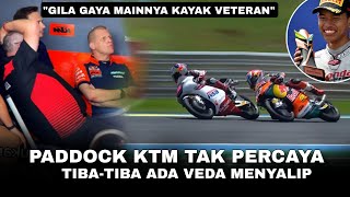 The Ktm Paddock Reacted To Severe Stress Vedas Overtake On Alvaro Carpe Becomes A Serious Disc
