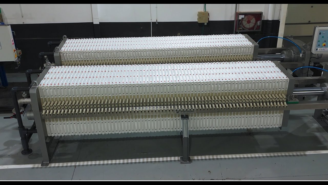 Semi-automatic sidebar filter press for solid-liquid separation | SIGMADAF