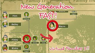 How To Get To The Next Generation FAST| & How To Make Babies Grow Up Faster! | Virtual Families 3!