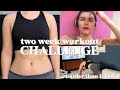 ABS IN 2 WEEKS? i tried chloe ting&#39;s shred challenge *unexpected results*