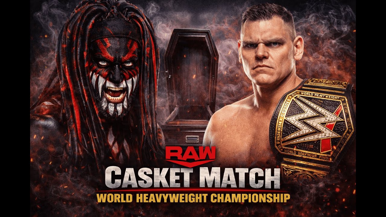 Финн Балор против Гюнтера – Матч за титул чемпиона мира в тяжелом весе в гробу.