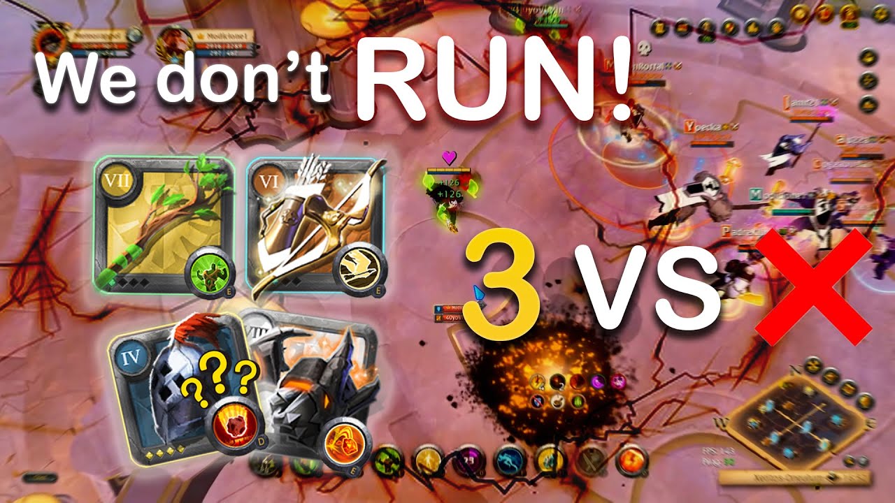 3vX, но мы ни от кого не убегаем! 😎 | Albion Online PvP