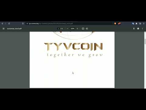 Great tokenomics of TYV Coins