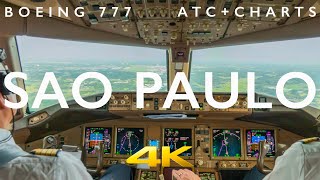 BOEING 777 SAO PAULO LANDING IN 4K